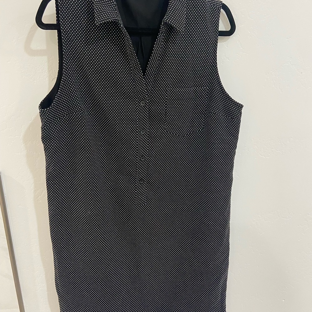 The Limited Black and White Polka Dot Dress